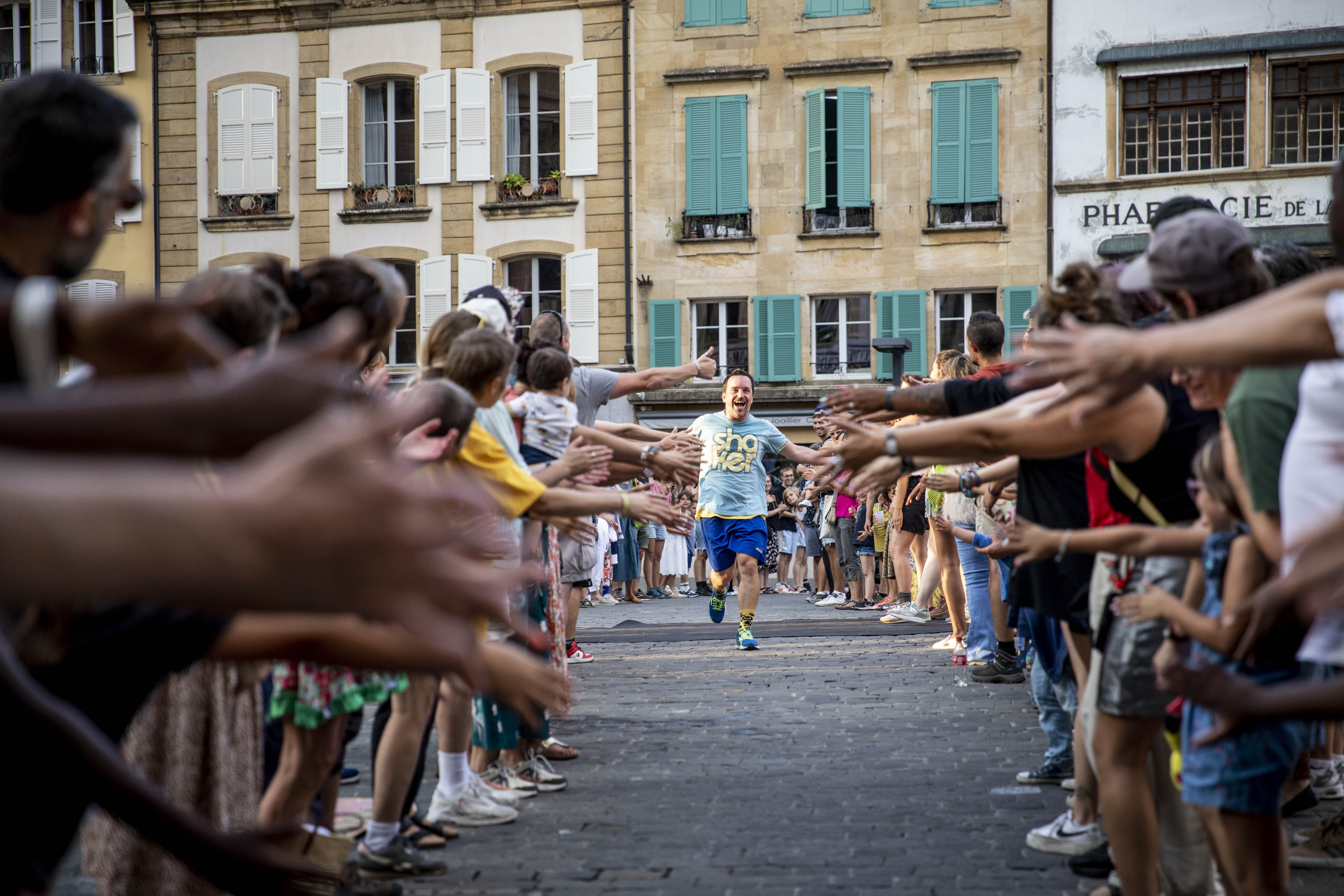 Quim Bigas au Castrum 2023, sur la Place Pestalozzi